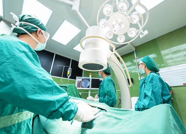 woman in surgery